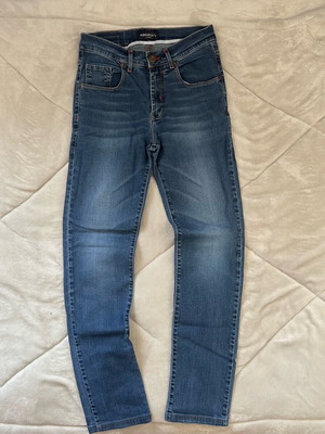 Blue skinny low waist jeans like new, size M 38 10