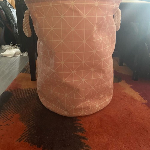 Large fabric storage basket like new