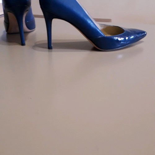 Marella heels used, blue, size 39.5, 9 cm heel