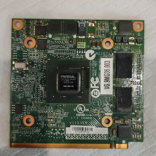 NVIDIA GeForce 9300M GS Laptop Graphics Card used, MXM-II slot, 256MB