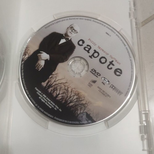 Capote DVD used, foreign cinema with subtitles, Phillip Seymour Hoffman