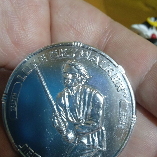 Star Wars Return of the Jedi Collectible Anniversary Coin with Luke Skywalker like new