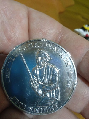 Star Wars Return of the Jedi Collectible Anniversary Coin with Luke Skywalker like new