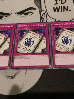 Ichiroku’s Ledger Book playset x3 used