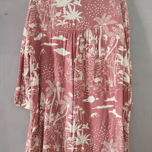 Women' secret long blouse XL new beige and pink