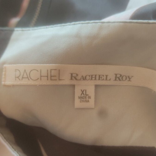 Rachel satin dress multicolor size XL like new summer