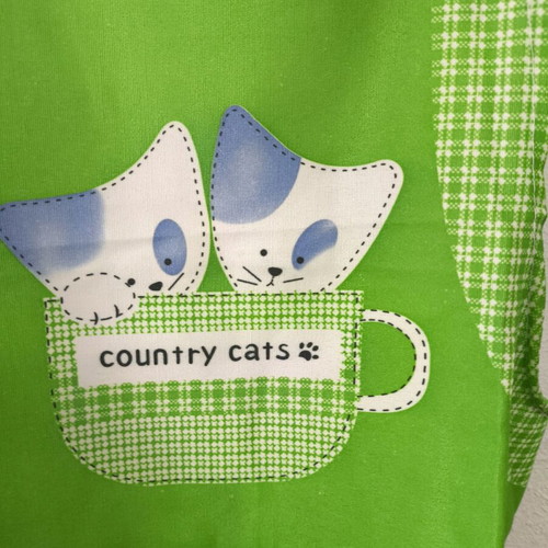 Kitchen apron new green with 2 large pockets