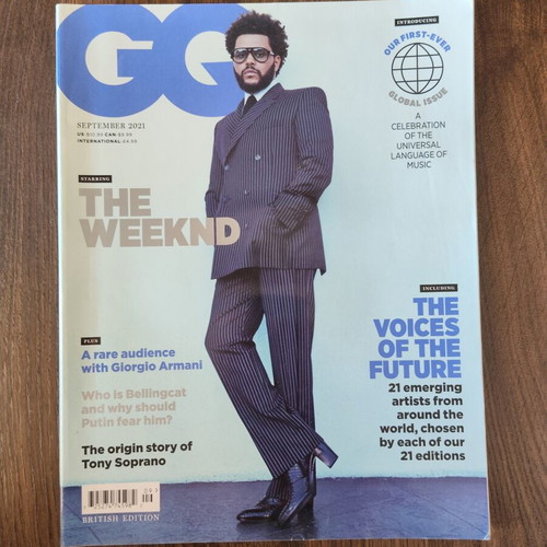 GQ Magazine British Edition September 2021 The Weeknd Cover