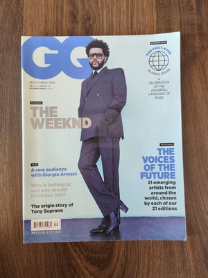 GQ Magazine British Edition September 2021 The Weeknd Cover