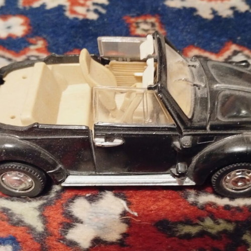 Vintage Volkswagen Beetle 1303 Cabriolet model by Polistil