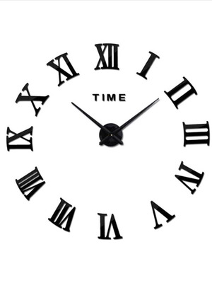 Wall Clock with Roman Numerals new, adjustable 60-120cm