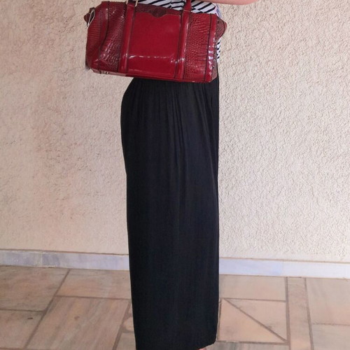 Sabrina Vintage Shiny Crossbody Bag Red Bordeaux Snake Style