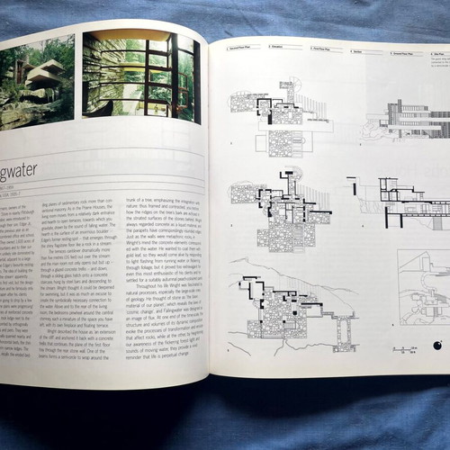 Plans, Sections and Elevations book used, key buildings of the twentieth century