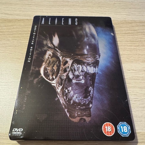 Aliens DVD Steelbook used, double with English subtitles