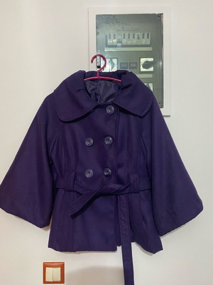 Jacket with 3/4 Sleeves like new, purple, size S