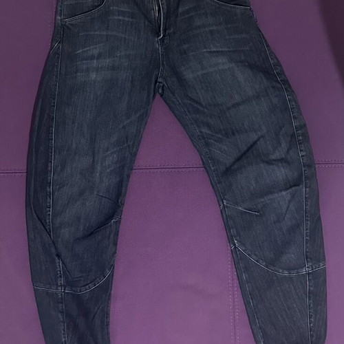 Ltb jeans balloon style with ankle ties size 27 like new, blue