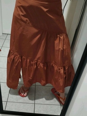 Φούστα Lynne μεταχειρισμένη, μέγεθος XL 42, κεραμιδί