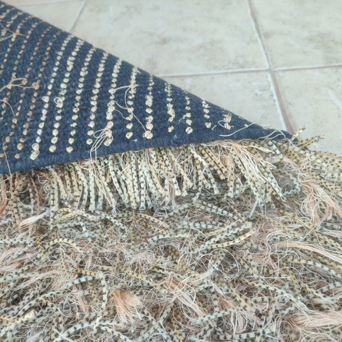 Shaggy rug 170x240cm like new, brown and beige