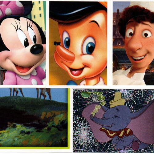 Disney stickers 2017 new, collection of 5 pieces