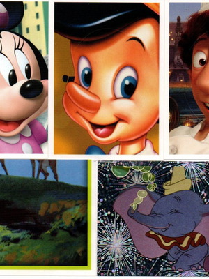 Disney stickers 2017 new, collection of 5 pieces
