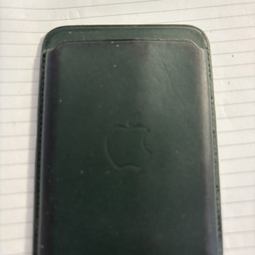 iPhone leather wallet sequoia green like new