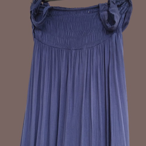 Maxi dress Pin Up dark blue like new, lace bust