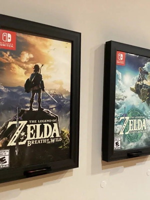 Wall Mount Frame for Nintendo Switch 1 and 2 Games new