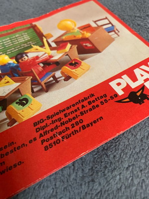 Play-Big μεταχειρισμένος κατάλογος παιχνιδιών 70s, μινιατούρες
