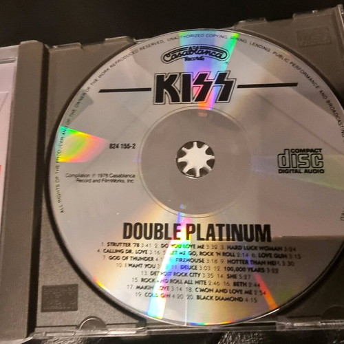KISS Double Platinum CD used, rock