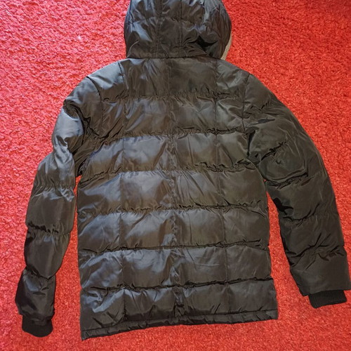 Puffer jacket black with gray details Ativo Fashion Wear like new