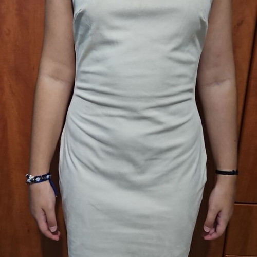 Bershka beige dress medium like new