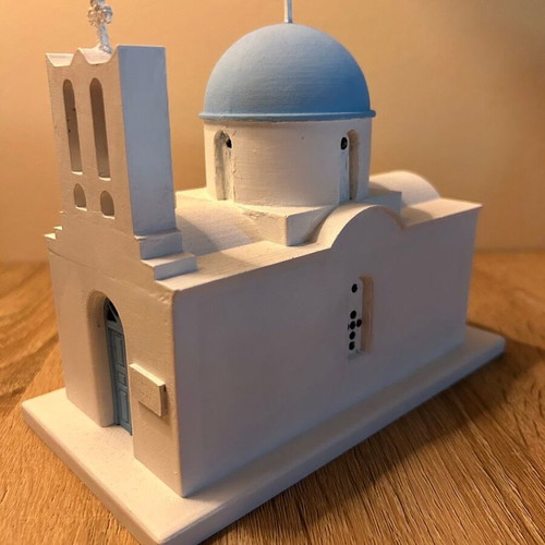 Seven Martyrs like new, Sifnos model made of porcelain