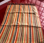 Striped tablecloth, 2.60x0.95 m, colorful
