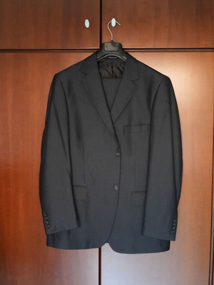 Rinascimento men's suit size 54 pinstripe gray like new, jacket and trousers set