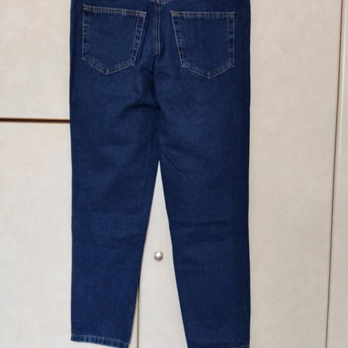 Women's denim pants size M like new, blue