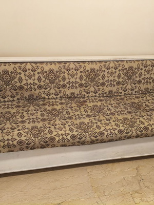 Wooden vintage sofa