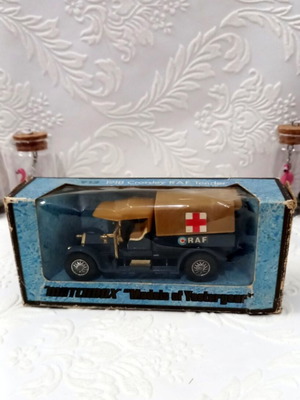Model Car 1918 RAF Matchbox used, Crossley RAF Tender