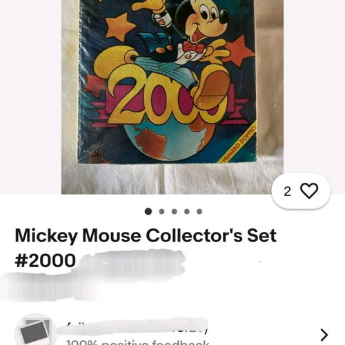 Topolino No. 2000 comic magazine like new
