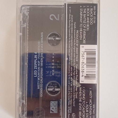 Led Zeppelin cassette tape, rock genre