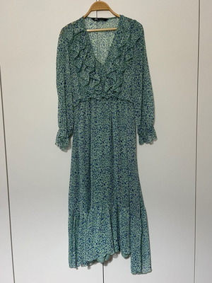 Zara dress used, romantic and airy, multicolored, size S