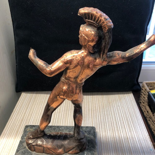 Copper statue of Leonidas from Sparta