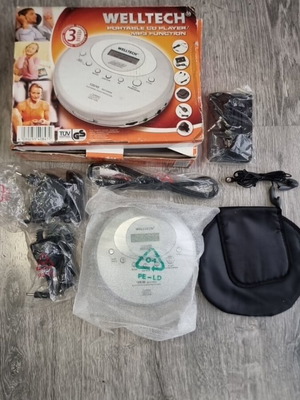 Diskman Phillips και Welltech μεταχειρισμένα με κουτιά, μη λειτουργικά