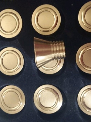 Bronze matte solid door knobs, box pack of 25