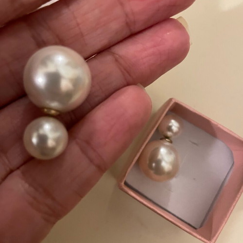 Pearl earrings new in box