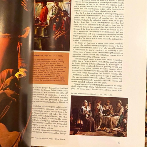 French Painting book used, English