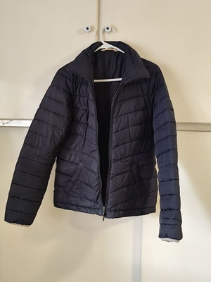 Hollister women's jacket used, black, size M