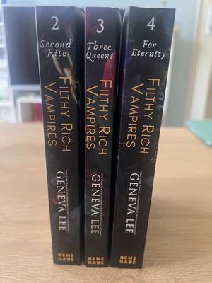 Βιβλία σειράς Filthy Rich Vampires 2, 3 και 4 από Geneva Lee