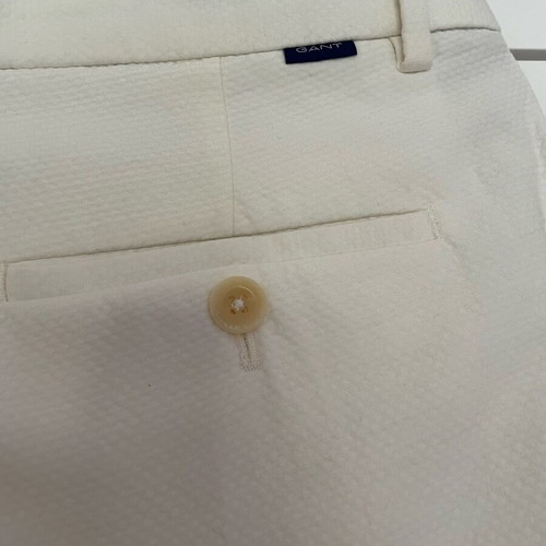 Gant pants like new, modern cut, white, size M