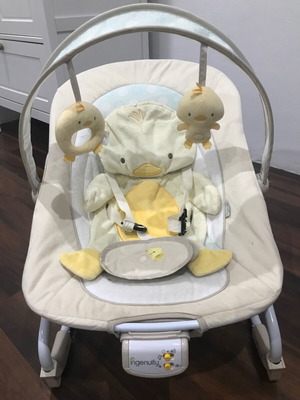 Ingenuity bouncer like new with vibration and music mechanism