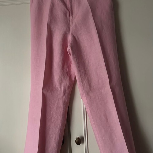 Ralph Lauren Petite 4P women's linen suit pink like new